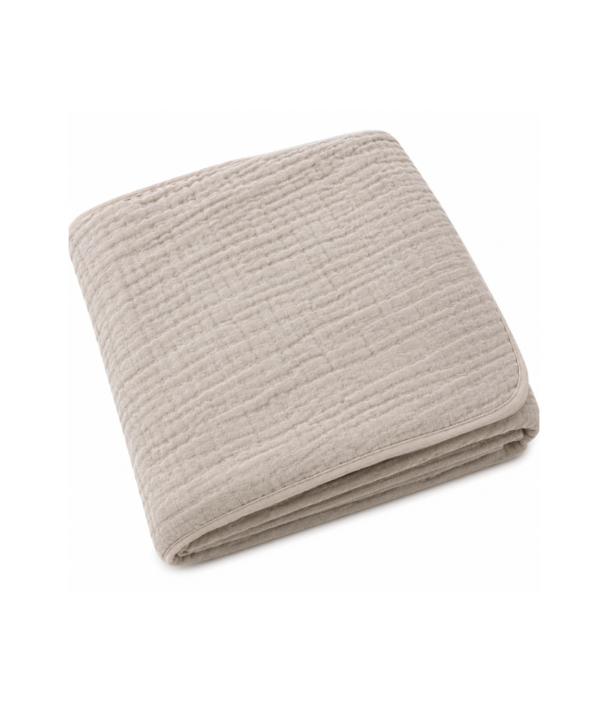 Organic Cotton Muslin Cuddle Blanket