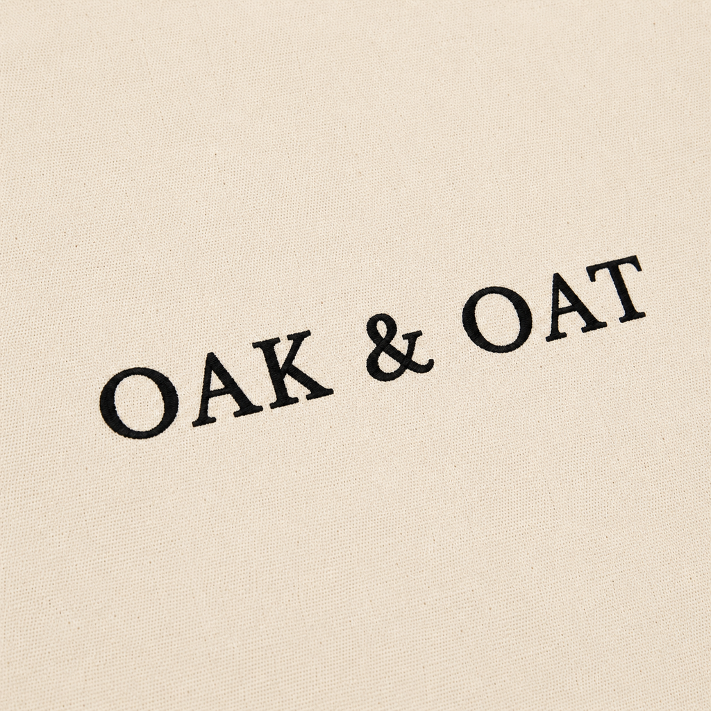 Oak & Oat Embroidered Tote Bag
